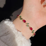 Diamond Tulip Bracelet For Female With Box