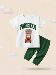 Little Patriots Pakistan Truck Art Kids Co-ord Set