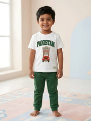 Little Patriots Pakistan Truck Art Kids Co-ord Set