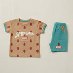 Cute Marvel Spiderman Two-Piece Lounge Set for Toddlers & Babies